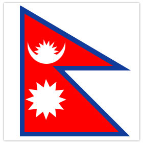 flag of nepal art